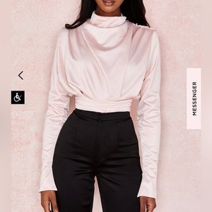 House of cb satin bodysuit